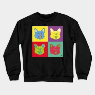 Pop Art Corgis Crewneck Sweatshirt